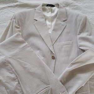 Jos A Bank seersucker suit